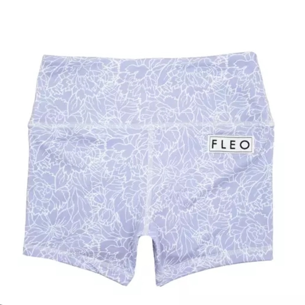 Fleo Power High Rise Shorts, Wildest Flower